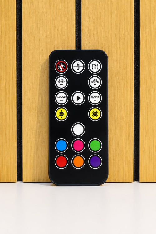 5V ARGB controller remote with mode, speed, brightness and colour buttons